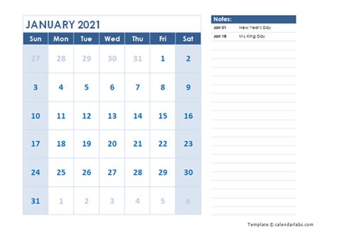 2021 Editable Monthly Word Calendar Template Free Printable Templates