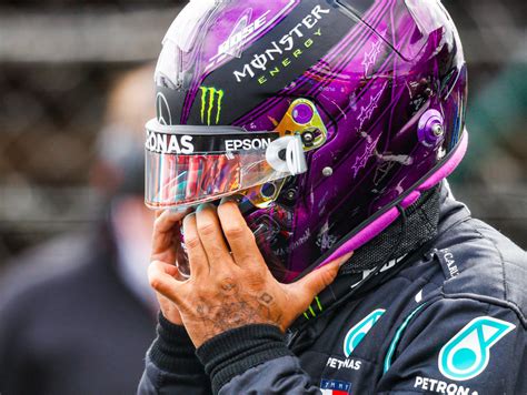 There's a certain weight limit, depending on how in his younger days he wore his helmet as often as he could. Hamilton will race for 'at least another three years ...