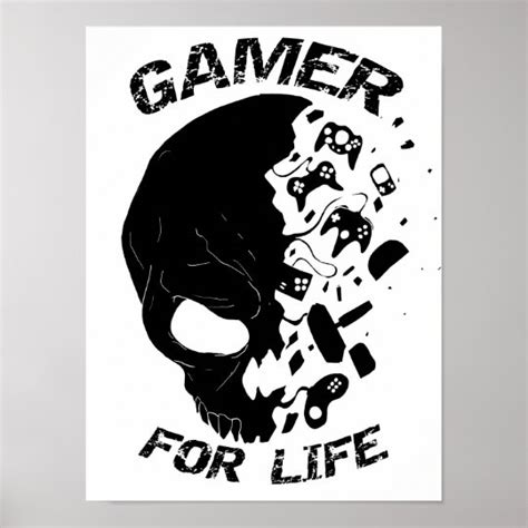 Gamer For Life Poster Uk