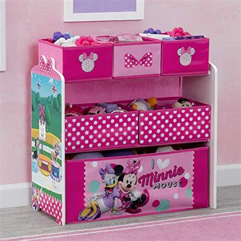 Delta Children Design Store 6 Bin Toy Storage Organizer Disney Minnie