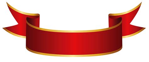 Ribbon Clipart Ribbon Png Red Ribbon Gold Clipart Best Banner Free Banner Banner Template
