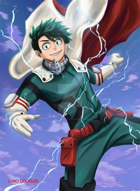 Pro Hero Deku By Luno Doodles On Deviantart