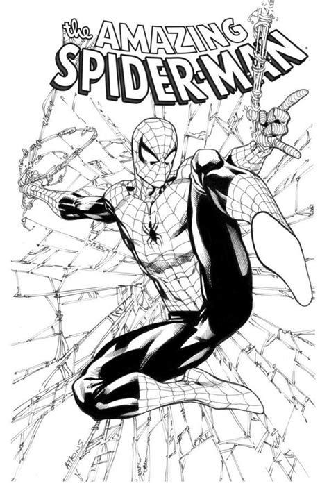 Alex Chung Spiderman Coloring Spiderman Comic Spiderman Art Sketch