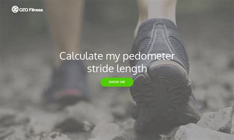 How To Calculate Your Stride Length For Your Pedometer