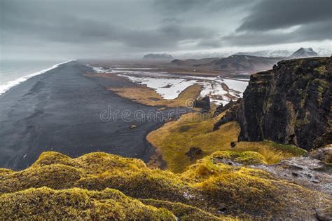 Icelandic Empty Coastal Landscape Vik Stock Photo Image Of Nature