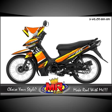 New and second/used yamaha vega for sale in the philippines 2021. Vega ZR Scratch Grafis - stiker motor | striping motor suka-suka | decal motor | mr stiker