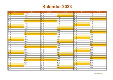 Kalender 2023 Niederlande Mit Feiertagen