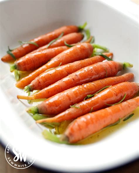 Easy Roasted Baby Carrots Sew White