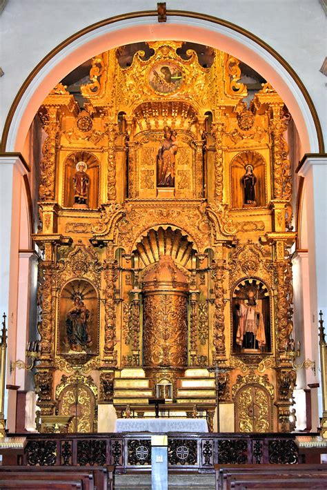Golden Altar Of San José Church In Casco Viejo Panama City Panama