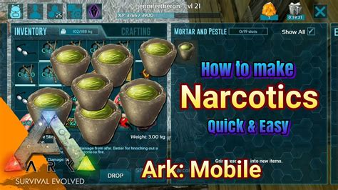 How To Make Narcotic Quick And Easy Ark Survival Evolved Mobile