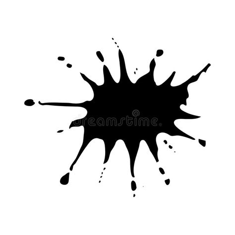 Ink Spot Texture Of Paint Spot Milk Spot Stock Vector Illustration
