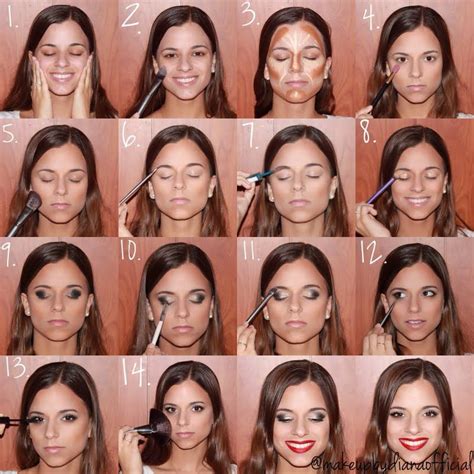full face makeup tutorials step by step makeup vidalondon