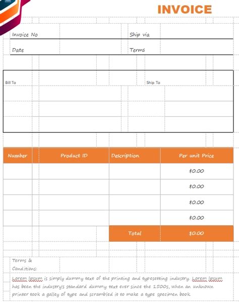 10 A3 Invoice Template Template Business Psd Excel Word Pdf