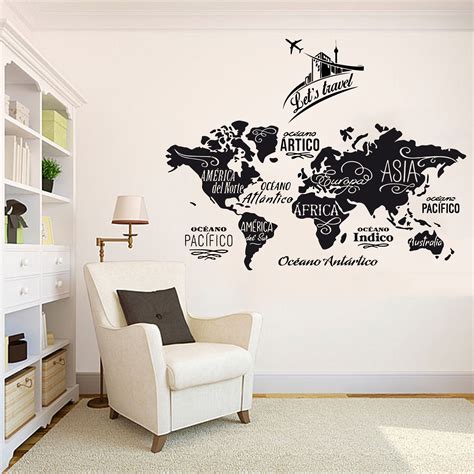 World Wall Map Schoolhouse Electric Map Wall Art Wall Maps Map Art Images