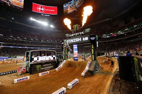 Atlanta's mercedes benz stadium was the site of the latest chapter in this magic season for webb, who now holds a 13 point. 2018 Atlanta 450cc Supercross Results - Cycle News