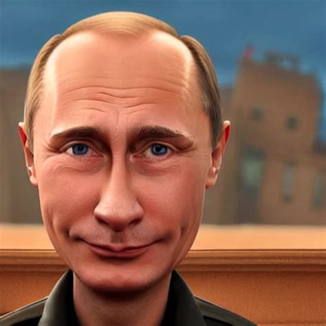 Vladimir Putin In A Pixar Movie Crying Like A Child On The Floo