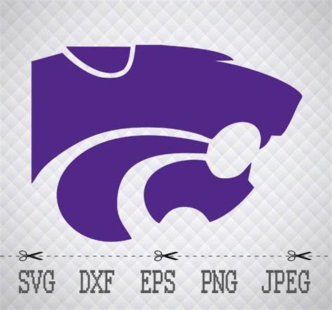 Kansas State Wildcats Logo Svg Dxf Eps Png Digital Cut Vector Files