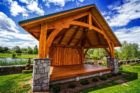 Timber Frame Pavilions And Structures Arrow Timber Framing