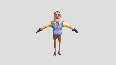 Theodore Peterson Hello Neighbor Download Free 3d Model By Matiash290