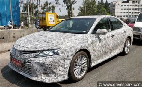 Next Gen Toyota Camry Spotted Testing In India