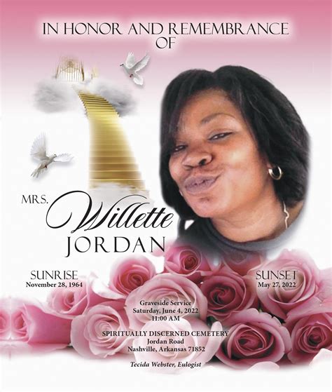 Willette Jordan — McFadden & Hitchye Funeral Enterprises