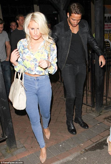 towie s james lock and danielle armstrong put on a united front daily