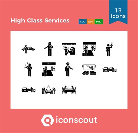 Download High Class Services Icon Pack Available In Svg Png And Icon