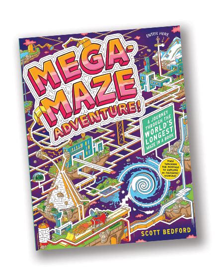 Mega Maze Adventure Journey Through The Worlds Longest Maze In A Book