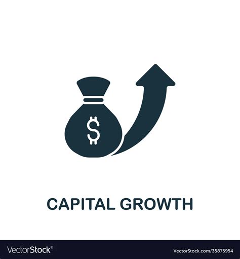 Capital Growth Icon From Investment Collection Vector Image
