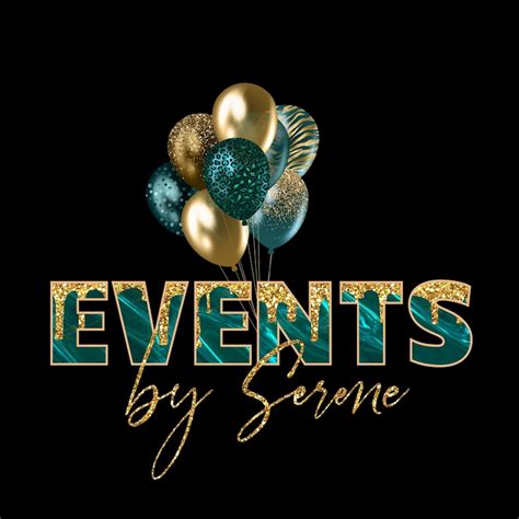Balloons Logo Events Logo Design Event Planner Logo Party Etsy