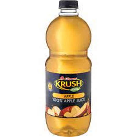 Krush 100pct Juice Fruit Apple 15l Agrimark