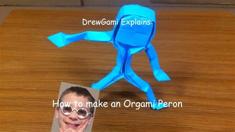 Origami Person Tutorial Youtube