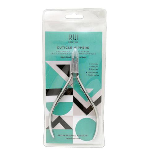 rui smiths professional precision surgical grade stainless steel cuticle nippers with 4 5 6mm