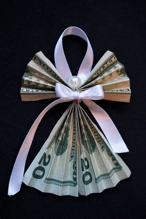 Money Angel Dollar Origami Birthday Graduation Thank Etsy In