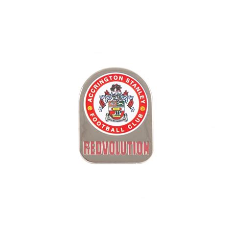 Pin Badge Crest Redvolution Asfc From Plasticboxshop Uk
