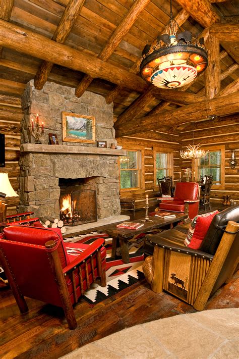 Log Cabin Living Room Decorating Ideas Leadersrooms