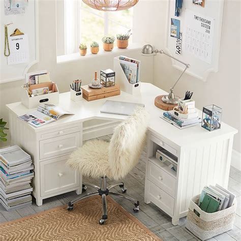 Beadboard Smart Corner Desk Home Office Design Bedroom Design Diy