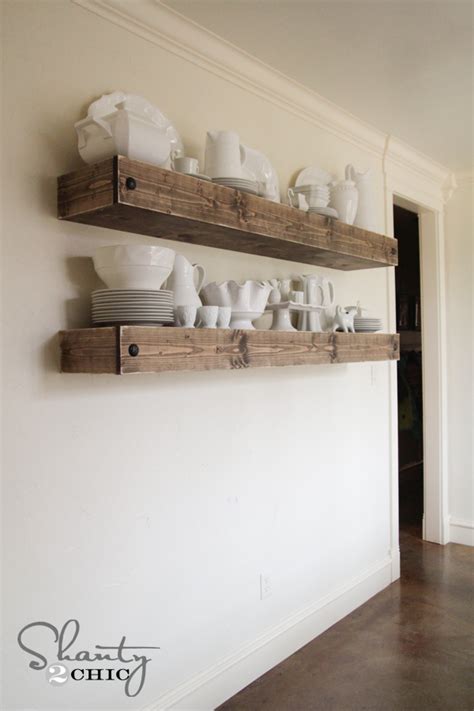 Diy Floating Shelf Plans For The Dining Room Shanty 2 Chic