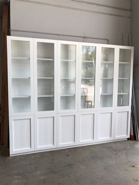 White Painted Vista Wall Unit Bookcase Australian Made Ausfurniture