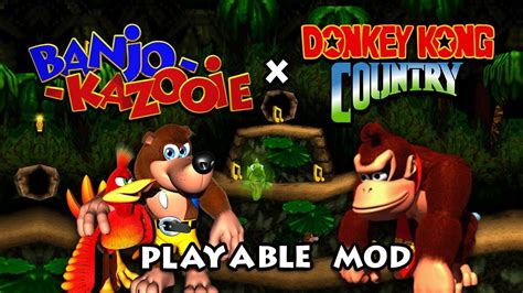 Banjo Kazooie X Donkey Kong Country Custom Mod Youtube