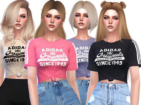 Some Cute Sporty T Shirts In 10 Colors Found In Tsr
