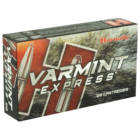 Hornady Varmint Express 22 250 Remington Ammo 50 Gr V Max Ammo Deals