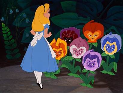 Alice Disney Wonderland 1951 Fantasy Flowers Fairy