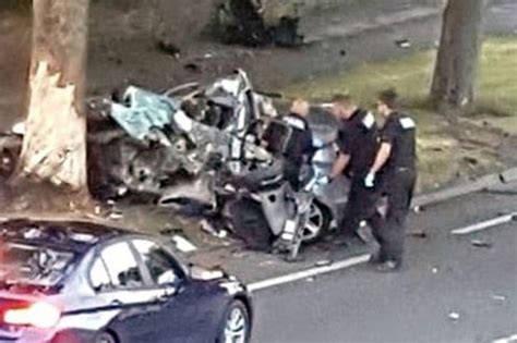 bradford car crash four men killed while being chased by police daily star