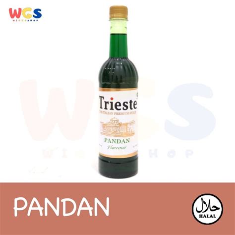 Trieste Syrup Pandan Flavored 650ml Sirup Rasa Pandan Lazada Indonesia