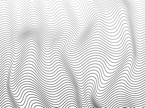 fundo abstrato listra em preto e branco com padrão de linhas onduladas Vetor no Vecteezy