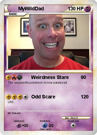 Pokémon Mywilddad Weirdness Stare My Pokemon Card