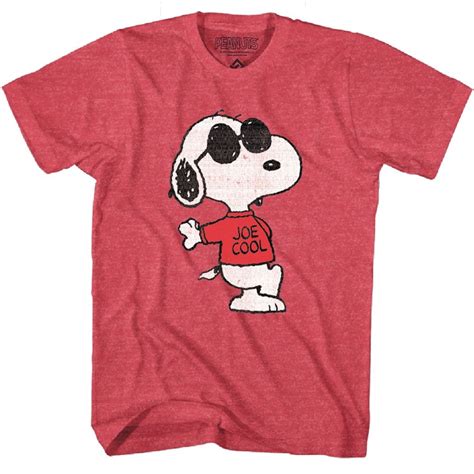 Peanuts Snoopy Joe Cool Distressed T Shirt Walmart Com