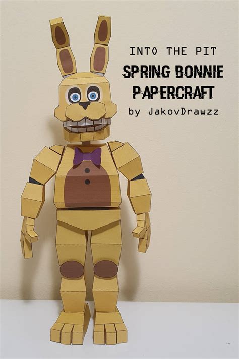 Itp Spring Bonnie Papercraft By Jakovdrawzz On Deviantart