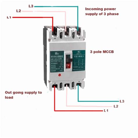3 Pole Circuit Breaker Wiring Diagram Mcb Connection Voltage Lab